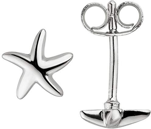 Jobo Damen-Ohrstecker Seestern aus 925 Sterling Silber