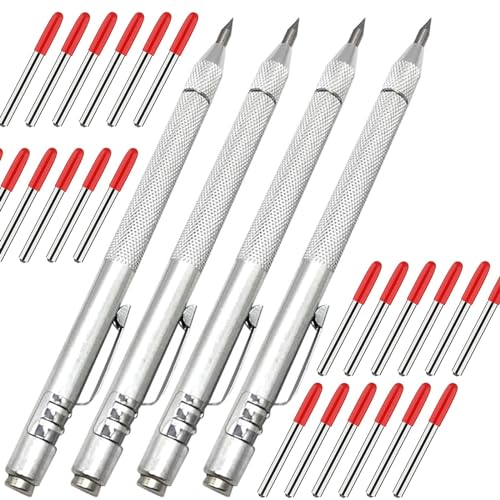 NEPAK 4 pcs Pointe à Tracer Livré avec 4 pointes de stylet supplémentaires