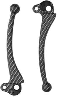 Boita 2.0 Coppia Leve Freno - Frizione compatibile con Vespa 50-90 - 125 effetto Carbonio Nero Opaco NO FRENO A DISCO