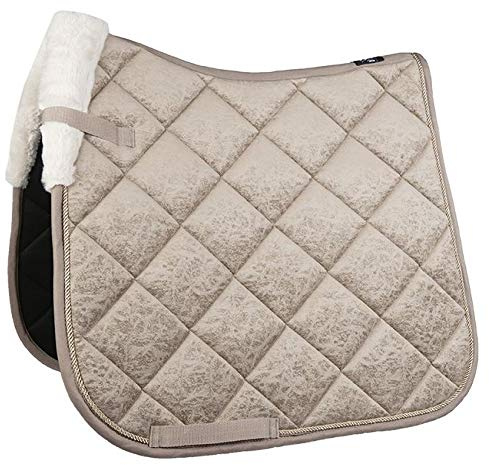 HKM Marley Tapis de selle Taupe Poney polyvalent Taille