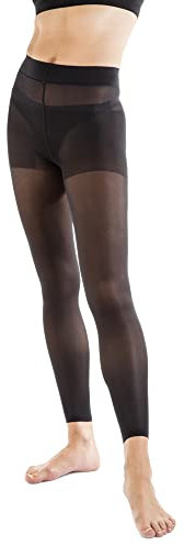 Relaxsan Microfibra 780ML (Nero, 2-M) Leggings Compressione Graduata 12-17 mmHg 70 Den Collant Senza Piede