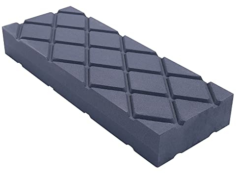 Bruafsir Pietra per Spianare Grande- Pietra per Affilare Un Grana Grossa Doppia/Grossa Pietra per Appiattire- Scanalature Diamantate Fissatore per Pietra per Affilare