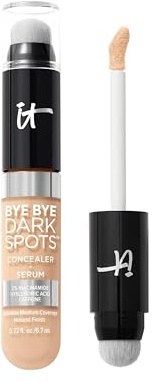 IT Cosmetics, Sérum Correcteur Bye Bye Dark Spots, Couvrance Moyenne Modulable, Enrichi en Niacinamide, Acide Hyaluronique & Caféine, 6,7 ml, Teinte : Fair Neutral 11