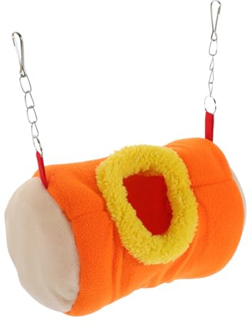FRCOLOR Hamster Parrot Nest Hamster Cage Hammock Bird Hammock Warm Hamster Nest Hiding Place for Winter Hamsters Small Cuddly Tent for Pets Bird Hammock Heating Mini Cotton