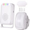 Alarma con Detector de Movimiento, Timbre de Tienda, Timbre inalámbrico con 22 melodías Sistema de Alarma por Infrarrojos para caravanas, Casas, garajes, 1 Sensor y 1 Receptor