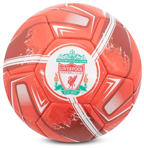Hy-Pro Officially Licensed Liverpool F.C. Football – Size 1, Turbine Design, Liverpool Merchandise, Training, Match, Collectible For Kids and Adults