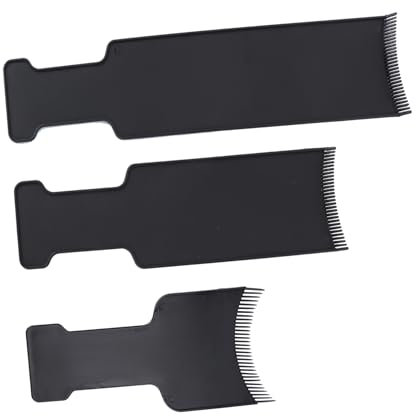 MAJORMENCH 3pezzi Pettine Per Colorazione Spazzola Per Tinture Per Parrucchieri e Domestico Protezione Capelluto e Applicazione Facile