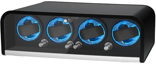 phresen Watch Winder for 4 Automatic Watches, Super Quiet Motor,Built-in Illumination