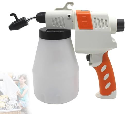 Feiphla Textil Pistola Quitamanchas De Alta PresióN con Caudal De 1-2 Ml/S Y Boquilla De PulverizacióN De PresióN Ajustable, Ideal para SerigrafíA Textil