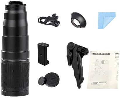 Akozon 22X Telefototelefonkameraobjektiv Universal -on Zoomobjektiv för de Flesta Smartphones Fotografering Av Video
