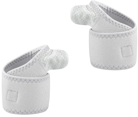 Elnwnnkc Protectores de muñeca de tela transpirable que asegura el ajuste para levantamiento de pesas, actividades al aire libre, muñequeras