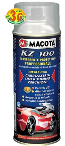 MACOTA Trasparente Lucido Protettivo Vernice Bomboletta Spray 200ml Tuning KZ100