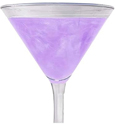 Snowy River Cocktail Glitter - All Natural Edible Beverage Glitter for Cocktails, Wine, Champagne & Soda, Perfect for Parties or Dusting Cakes (4 Gram, Lavender)