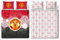 Manchester United FC Official Double Duvet Cover Set, Crest Design | Red Reversible 2 Sided Football Bedding Cover Official Merchandise Including Matching Pillow Cases