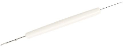 Máquina de Tejer Aguja de Doble Punta con Paso Universal de 6,5 MM Caña Plateada Adecuada LK360 LK150 LK100 SK860 Blanco