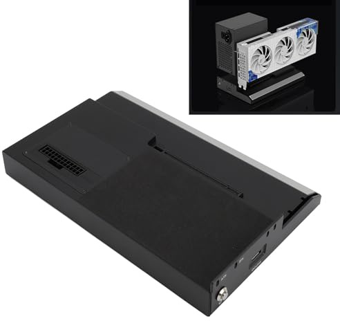 Bewinner Station d'accueil GPU Externe pour W 10 64 Bits, Boîtier GPU PCIE X16 64 Gbps avec Interface Oculink, Support D'extension de Carte Graphique pour Ordinateur Portable, Prise en