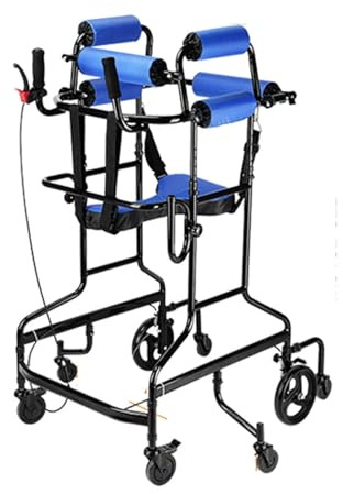 Rollator Multi-Altezza a 8 Ruote - Ausilio per la deambulazione reabile per Anziani con Sedile