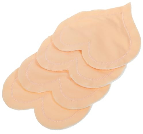 Mikikit 2 Pairs Washable Anti-Overflow Nursing Pads for Women, Leak-Proof and Breathable Cloth Breast Pads, Reusable Breastfeeding Accessories for Comfortable Daily Use