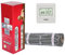 elektrische Fußbodenheizung FOXYMAT.SL (160 Watt pro m²) mit Thermostat QF-WHITE, 7.0 m² (0.5m x 14m)