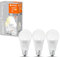 LEDVANCE Smarte LED-Lampe mit WiFi Technologie, Sockel E27, Dimmbar, Warmweiß (2700 K), ersetzt Glühlampen mit 100 W, SMART+ WiFi Classic Dimmable, 3er-Pack, 100W-Ersatz