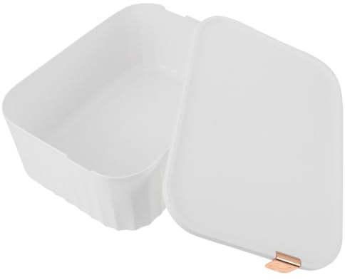 Amosfun Caja De Ropa Interior Con Tapa Organizador De Cajones Para Ropa Interior Y Calcetines Caja De Almacenamiento De Plástico Antipolvo Para Armario Y Hogar 12.40X9.25X4.33In