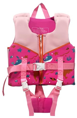 Swimming Vest for Kids 5-7 yrs, Toddler Floaties Jacket for Girl 30-50 lbs