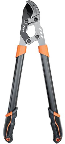 AIRAJ 27” Anvil Loppers for Tree Trimming Heavy Duty with Compound Action | Tree Branch Cutter with 2 Inch Cutting Capacity | Chops Thick Branches Ease | Garden Lopper Pruning Shears Heavy Duty
