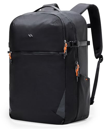 Inateck Zaino 39L Nylon Rigenerato, Business Aereo TSA, Laptop 15.6-16, Sistema Leggero Traspirante, Viaggi 3-5 Giorni