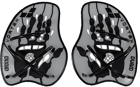 ARENA Vortex Handpaddel, Schwimmbad-Trainingszubehör, Schwimmbad-Paddel mit Verstellbaren Riemen, PVC-frei