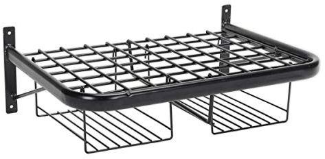 Sealey MS081 Helmet & Gear Tidy - Steel structure to organize the storage of gloves, clothing and helmets, Black