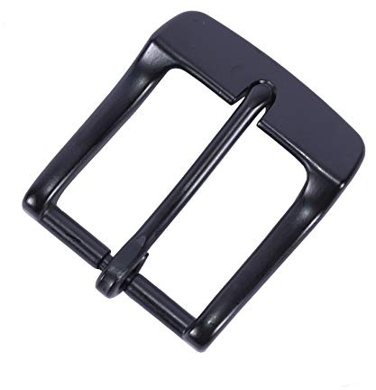 VP Leather Unique Belt Buckle (Black, 1-1/2)