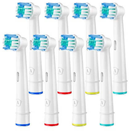 Aster Aufsteckbürsten Kompatibel mit Oral B - Professionelle Elektrische Bürstenköpfe Classic Precision Clean Bürstenköpfe Fit Professional Care 8 Stück