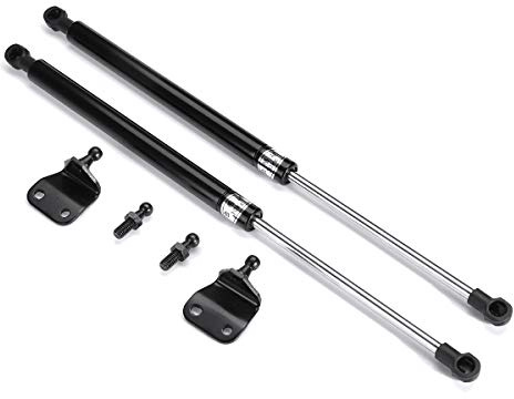 Seprendi 2 amortiguadores universales de 400 mm 300 N para capó delantero de coche, para maletero, amortiguador, barra de soporte de resorte de gas
