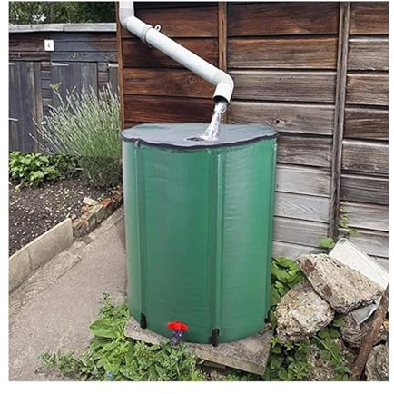 Tonneau de pluie pliable pour une collecte efficace de l'eau et une irrigation de jardin