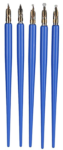 Brrnoo Pluma de Caligrafía, Bolígrafos de Caligrafía con Caja de Almacenamiento de Madera Dip a la Pluma Doméstica Pintura de Arte Fuente de Lápiz de Tinta de Lápiz para Escribir Pintura Firmar (#4)