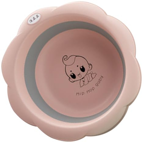 OFFSCH Portable Baby Folding Washbasin with Large Capacity, Space Saving and Easy to Clean Pp and TPE Material Basin, for Travel and Storage Use