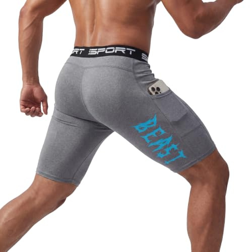 Dynamiska Herr Sommarbyxor Netball Tights Kompression Capri Leggings Snabbtorkande Andningsbara Löparkläder Gymkläder