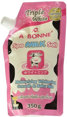 A Bonne Spa Milk Salt Moisturizes Whitens and Softens Skin 350g