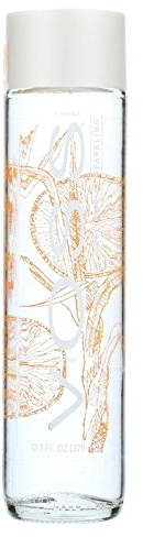 VOSS Tangerine Lemongrass Sparkling Flavoured Water, Voss Sparkling Water, 375ml Glass Recyclable Bottle