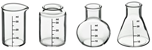 Barbuzzo 14998 Labor Schnapsgläser 4-er Set, klar