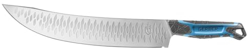 Gerber Filetiermesser mit Messerscheide, Controller Salt Rigor, Mit SaltRx Technologie und Hydrotread Grip Griff, Klingenlänge: 28 cm, 31-003865