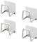 Gunwon 4Pcs Stainless SpongeHolder,Sponge Holderfor Kitchen Sink,Stainless Rustproof Sink,Stainless Steel Dish Sponge Holder,Caddy SpongeRack Quick Drying for Kitchen Bathroom Storage