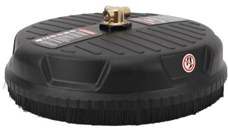 Limpiador de superficies de lavado a presión de 15 pulgadas, presión máxima de 3600 PSI con 2 accesorios de varita de extensión, fácil y ergonómico para grandes superficies planas