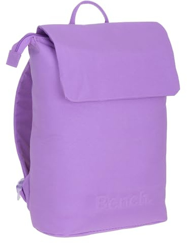 Bench Rucksack Damen Mädchen Daypack small medium backpack Handtasche Damenrucksack A4 York 64200 + Schlüsseletui (Flieder Lila 1800)