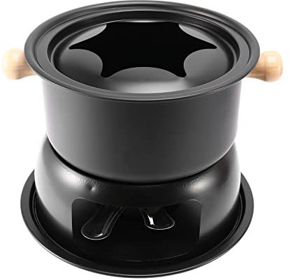 Kueohse Ensemble de Fondue au Chocolat Ensemble Multifonction en Acier au CrèMe GlacéE au Chocolat et au Fromage Fondue Fondue Ensemble à Fondue