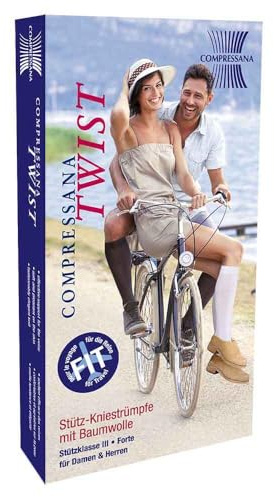 COMPRESSANA Twist St.Kniestr.38-40 Gr.2 anthrazit 2 St
