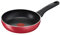 Lagostina Cucina Mediterranea Pfanne Ø 20 cm für Induktion, Aluminium mit Antihaftbeschichtung, mit Thermo-Signalanzeige, Rot