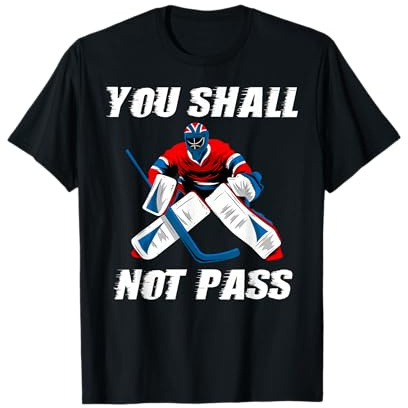 Ghiaccio Hockey Portiere Portiere Campo Hockey Maglietta