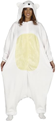 FIESTAS GUIRCA Eisbären Anzug für Erwachsene - Weiß