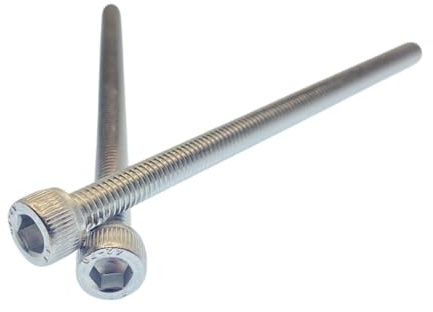 M6 x 100mm Allen Socket Head Cap Screws (10pk) - ISO 4762 A2-70 Stainless Steel Allen Hex Drive Machine Screws - Full Thread Metric Fasteners for DIY, Engineering, 3D Printing M2 M3 M4 M5 M6 M8 (10pk)